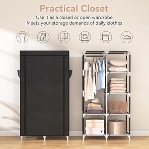 <span class=keywords><strong>Portable</strong></span> Non Tissé Assembler Tissu Chambre Meubles Simple Armoire - Product Image 5