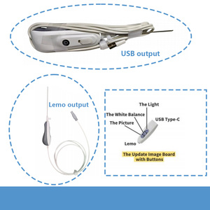 Endoskopi Mini Video medis USB 1.8mm <span class=keywords><strong>2</strong></span>.2mm 400X400p HD dekorasi papan Dapater untuk komputer medis Grup kaku - Product Image 4
