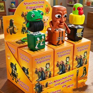 Nuevo juguete transfronterizo de descompresión con sonido de botón y voz Shanhaijing, divertido llavero de muñeco de palo - Product Image 2