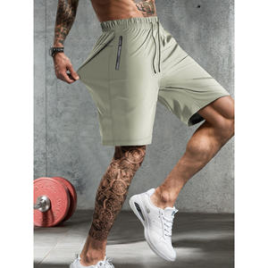 Erkek egzersiz spor şort Mesh atletik şort hafif vücut geliştirme alıştırma külodu artı boyutu erkek şort hızlı kuru boksörler - Product Image 1