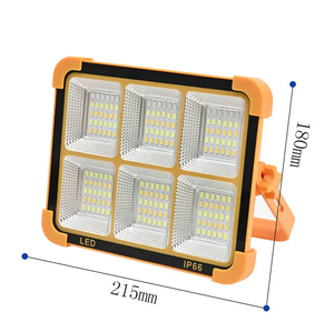 Năng lượng mặt trời không thấm nước ngoài trời di động khẩn cấp USB sạc LED Cắm trại đèn công suất cao sân Đèn sàn đứng lũ ánh sáng - Product Image 1