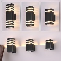 Lampu Dinding Luar Ruangan Modern Courtyard E27 GU10, Lampu Taman/Lampu Dinding LED/Lampu LED Dinding