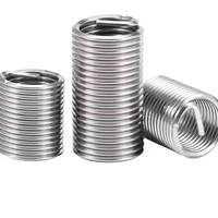 M2.5 Stainless Steel DIN8140 Wire Thread Insert Repair Kit 12mm OD Polished Right Hand Fully Threaded TTR Brand 1 Year Warranty