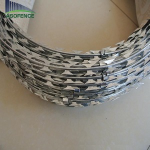 Ba Lan 900mm nhiệt cuộn dây concertina dao cạo dây thép gai BTO-22 thép không gỉ concertina dây - Product Image 6