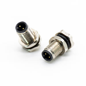 ชุดขั้วต่อ<span class=keywords><strong>แบบ</strong></span>ติดตั้งบนแผงขนาดเล็ก M5 ซีรีส์ 3 พิน 4 พิน สำหรับ PCB และแบบเชื่อมต่อด้วยถ้วยบัดกรี พร้อมระบบล็อคด้านหน้าและด้านหลัง มาตรฐาน IP67 สำหรับเซ็นเซอร์ขนาดกะทัดรัด - Product Image 1