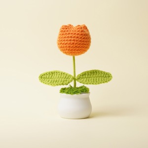 Bouquet <span class=keywords><strong>de</strong></span> tulipes tissé à la main, plantes en pot élégantes pour la Fête des Enseignants, la Journée des Enfants et Thanksgiving, cadeau pour stand <span class=keywords><strong>de</strong></span> marché nocturne - Product Image 5