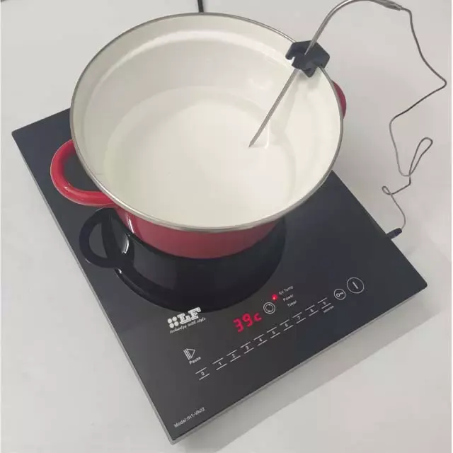 120v واحد موقد طهي حراري ثنائي تردد قوة النيران دقيقة درجة الحرارة التحكم يمكن دعم درجات الحرارة المنخفضة الطبخ