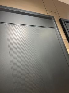 Kích Thước Tùy Chỉnh Phong Cách Hiện Đại Kẽm Hợp Kim Cửa Sơn Bột Màu Tối Nhập Cho Biệt Thự Chống Trộm Nội Thất Bên Mở Cửa - Product Image 5