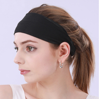 Nouveauté bandeaux de sport personnalisables pour femmes bandeaux de spa en maille à la mode bandeau en soie de glace à tricoter sans couture pour bandeaux de sport