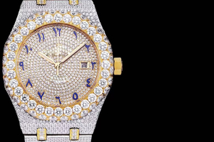 Cao Cấp Tự Động Đồng Hồ Cơ Khí Đầy Đủ Iced out Moissanite Hip Hop Phong Cách Thép Không Gỉ Ban Nhạc 20Mm Chiều Rộng 41Mm Đường Kính Quay Số - Product Image 5