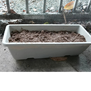 Pot de fleurs rectangulaire avec trous de drainage pour plantes de balcon et légumes, grands pots de jardin, vente en gros - Product Image 4