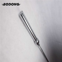 Barre d'haltères incurvées Bar Gym utilisé Fitness Chrome Barbell 1 ''et 2'' droit maison personnalisé unisexe anti-dérapant Barbell 20kg BODONG