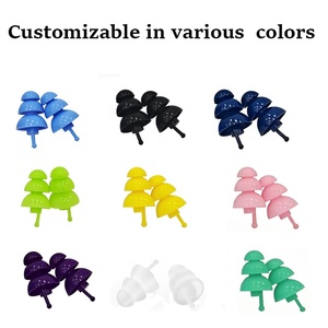 Bouchons d'oreilles en silicone souple avec logo personnalisé, <span class=keywords><strong>protection</strong></span> <span class=keywords><strong>auditive</strong></span> pour concerts et musiciens - Product Image 5
