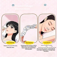 ENWEI EW031 Clip nasal confortable, jetable, respirant, non tissé, doux, pour remodeler le nez, pour femmes et hommes, idéal pour les voyages