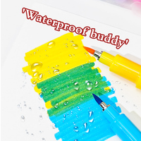 Offre Spéciale 12 couleurs de base stylos à dessin à base d'eau pour pinceau lettrage