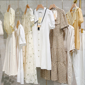 Bán buôn Nhà cung cấp thương hiệu bulks New Tops mix các loại váy số lượng lớn kiện quần áo sử dụng quần áo - Product Image 2