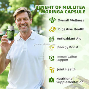 Capsules de Moringa Biologique OEM 1000mg avec Curcuma, Gingembre, Sureau, Réglisse et <span class=keywords><strong>Boswellia</strong></span> pour le Soutien Immunitaire - Product Image 3