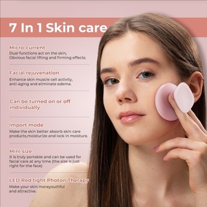 Masajeador Facial de Uso Doméstico con 7 Luces de Colores, Instrumento de Belleza Portátil para Cuello, Importador de Esencia para Manos y Cuello, Masajeador Facial - Product Image 5