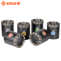 Broca de Diamante Impregnada EZdrill PQ de 4 7/8 Pulgadas de Larga Duración para Minería de Minerales y Perforación de Pozos de Agua