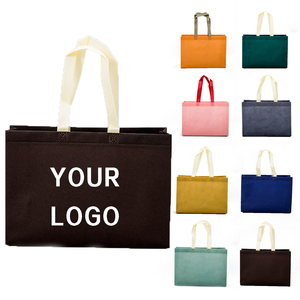 Cheap Promotion Shopping Bags Printing Color Logo Non Woven Bags Tote Bags With Custom Printed Logo