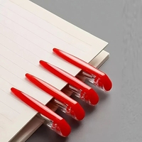 12 pièces Style européen 0.5mm encre de carbone à base d'eau Gel stylo étudiant Signature noir balle aiguille pointe retour à l'école essentiel