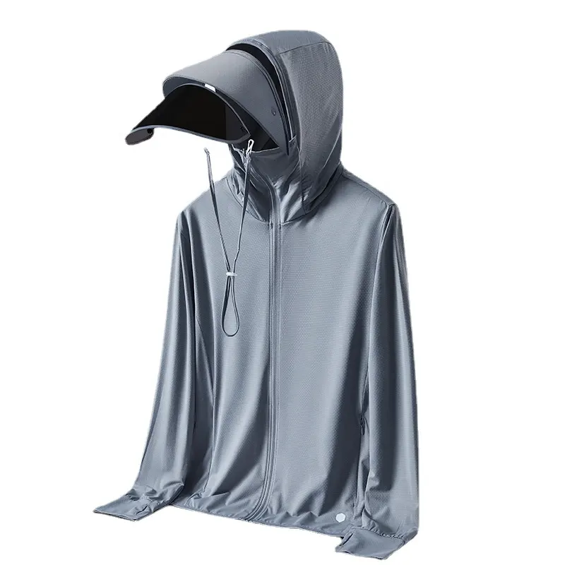 नया UPF50+ एंटी यूवी स्किन सन-प्रोटेक्टिव कपड़े जैकेट कोट थोक के लिए कैजुअल आउटडोर प्रोटेक्शन जैकेट