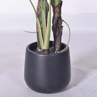 Décoration intérieure, plante artificielle en palmier Areca de 5 pieds en pot, plastique écologique, ignifuge, décorations de plantes artificielles pour la maison