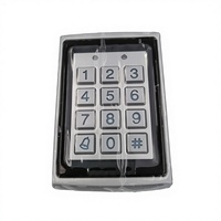 Système de contrôle d'accès biométrique Keysecu A7-D-EM avec clavier étanche, code, carte de proximité Wiegand 26 et fréquence 125 kHz
