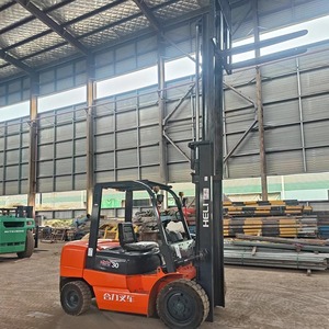 Günstiger Gebrauchter HELI 3-Tonnen-Gabelstapler mit Dieselmotor, 4x4-Antrieb, Radlader, Palettenhubwagen, Ladeausrüstung, Gebrauchte Gabelstapler - Product Image 5