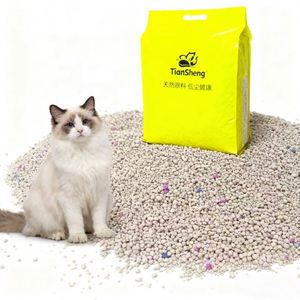 Échantillon Gratuit Litière pour Chat Sphérique Écologique à Agglomération Rapide en Bentonite de Sodium 99% Sans Poussière Faible Teneur en Poussière Hautement Adsorbante 5kg - Product Image 1