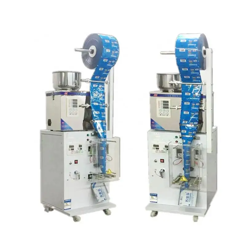 Machine automatique d'emballage de sachets de thé haute efficacité 2-200g pour poudre de sel/sucre/grain/riz/épices