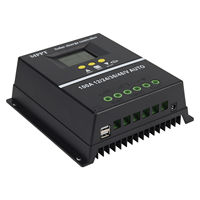 YONGFA Régulateurs solaires PV 60A/80A/100A Contrôleur de charge solaire 12V/24V/36V/48V avec chargeur solaire USB haute efficacité