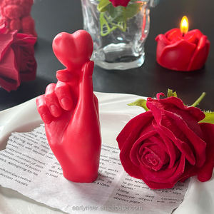 Early Riser Saint Valentin Ornements en forme de coeur DIY Tanabata Aromathérapie Moules en silicone Outils de gâteau pour <span class=keywords><strong>Silhouette</strong></span> <span class=keywords><strong>Cricut</strong></span> - Product Image 2