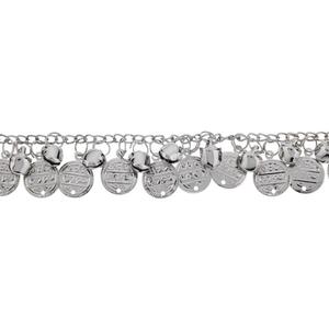 Boho Vintage Antique Gothic Indian Oxidized Silver Oval <b>Waist</b> Belt Belly <b>Chain</b> Kamarbandh Body Jewelry for Party - Product Image 2