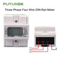 Vente en gros personnalisé Rs485 Modbus Montage sur rail DIN Compteur d'énergie à sortie d'impulsion avec Mpesa