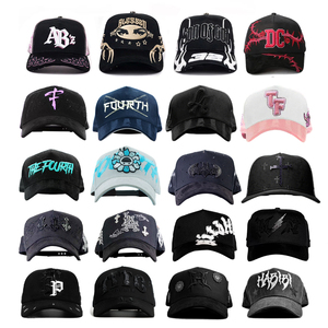 Auf Lager Schneller Versand Wildleder Fedora Maßgefertigte 5-Panel A-Frame Mütze Rich Forever Gorras Baez Hüte Shifu Hüte Chrome Gorras G5 - Product Image 3