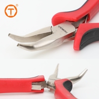 Pince de bijoutier mini pas chère, fournisseur OEM, pinces à bec courbé pour bijoux