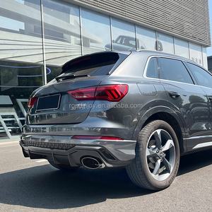 ชุดแต่งดิฟฟิวเซอร์หลัง ปี 2019-2023 สำหรับ Audi Q3 <span class=keywords><strong>SQ3</strong></span> <span class=keywords><strong>Sportback</strong></span> SUV อัพเกรดสไตล์ RSQ3 วัสดุ PP - Product Image 4