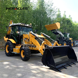 Ce Gecertificeerde Hydraulische Pilot Control Dual <span class=keywords><strong>Function</strong></span> Load + Dig 85kw Graaflaadmachine Voor Landbouwprojecten - Product Image 4