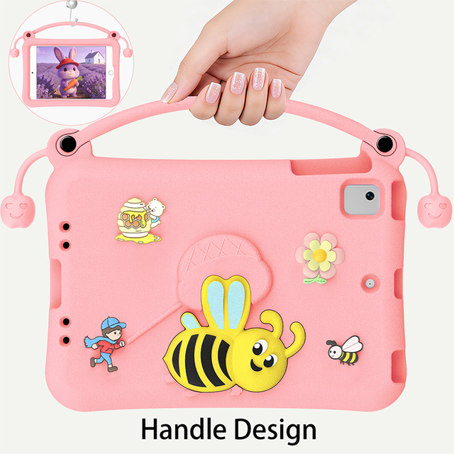 For iPad Mini 4 Mini 5 EVA Foam Shockproof Kids Tablet case with Stand handle