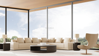 FERLY Design européen, ensembles de meubles complets pour salon, ensembles de tables basses rondes en bois massif de luxe moderne