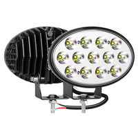 Projecteur LED rond 6 pouces 50W à faisceau spot 13 LED pour conduite tout-terrain 4x4, camion, SUV