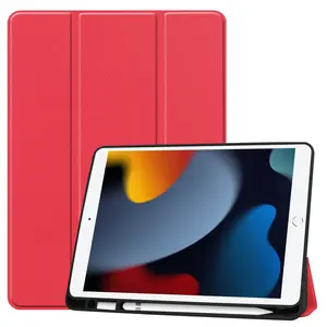 OEM yeni 9th nesil Tablet kılıfı Pu deri 10.2 inç kapak koruyucu kabuk kılıf Para Tablet Apple Ipad 9 8 7 10.2 2021