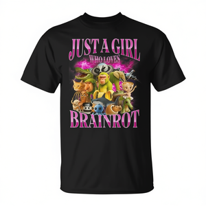 Camiseta Just A Girl Who Loves Brainrot - Product Image 2