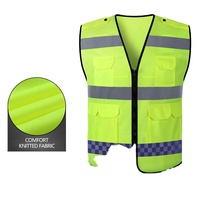 Veste multipoches de chantier, gilet de sécurité réfléchissant, vêtements réfléchissants, vente en gros d'usine