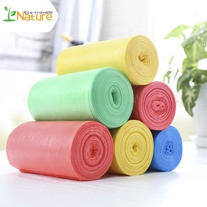 Eco friendly compostable biodegradable supermarket thank <span class=keywords><strong>you</strong></span> shopping recyclable plastic t shirt bags - Product Image 4