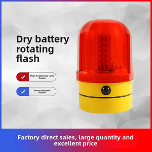Portable Magnetic <strong>Rotating</strong> <strong>LED</strong> Strobe Beacon <strong>Light</strong> Battery Operated Traffic Safety Emergency Signal Lamp for Vehicles <strong>Rotating</strong> - Product Image 3