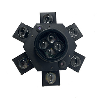 Projecteur de scène professionnel 3-en-1 pour mariage et événements : Lyre Sharpy à 6 têtes, laser LED Bee Eye rotatif à 6 bras, RGBW+RG DMX512