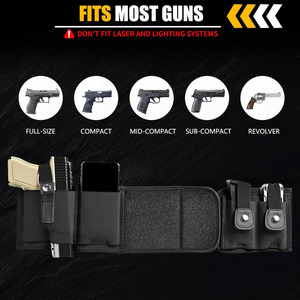 Neoprene Carry Gun Holster for <strong>Handguns</strong> Gun <strong>Holder</strong> Belt&amp;Carrier - Product Image 3