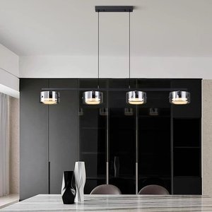 โคมไฟระย้าแก้วหรูหราสไตล์อิตาลี ดีไซน์มินิมอลสร้างสรรค์เฉพาะตัวสำหรับห้องอาหาร - Product Image 1